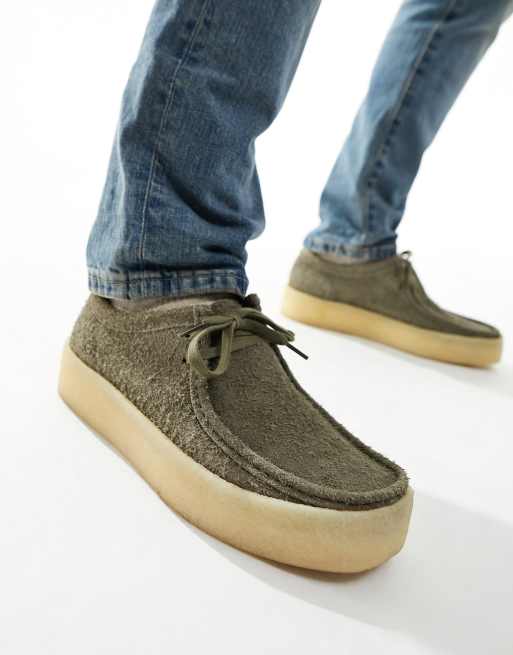 Clarks Originals - Wallabee Cupsole - Chaussures en daim - Gris