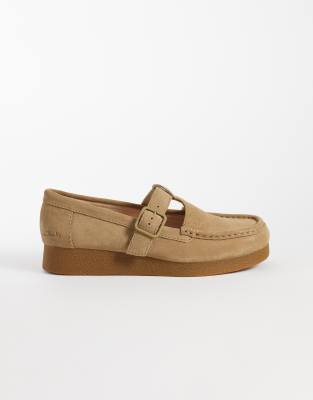 Clarks Donna Marron Mocassini In Suede Wallabeeevobar - Immagine 2