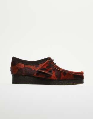 Clarks Originals - Wallabee - Schuh mit Kuhfleckenprint-Bunt