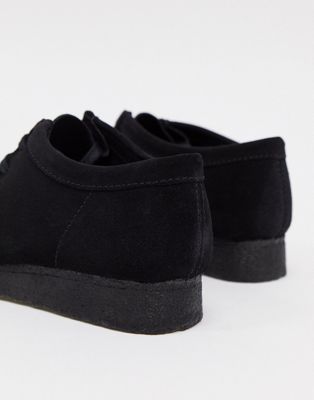 clarks black suede shoes