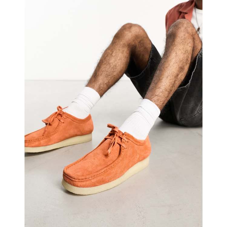 Clarks on sale orange shoes