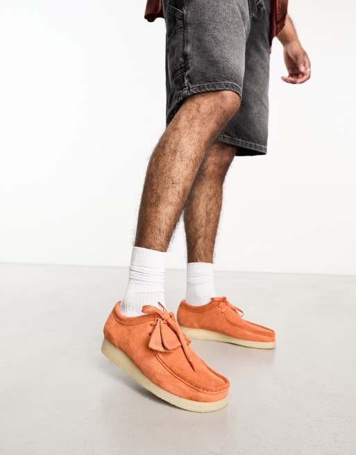 Burnt orange wallabees on sale