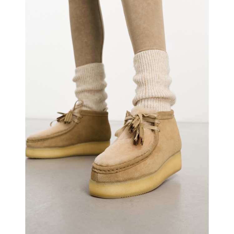 Tan cheap wallabee shoes