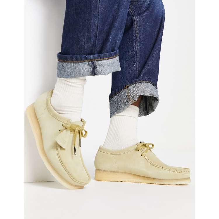 Clarks maple deals suede wallabee