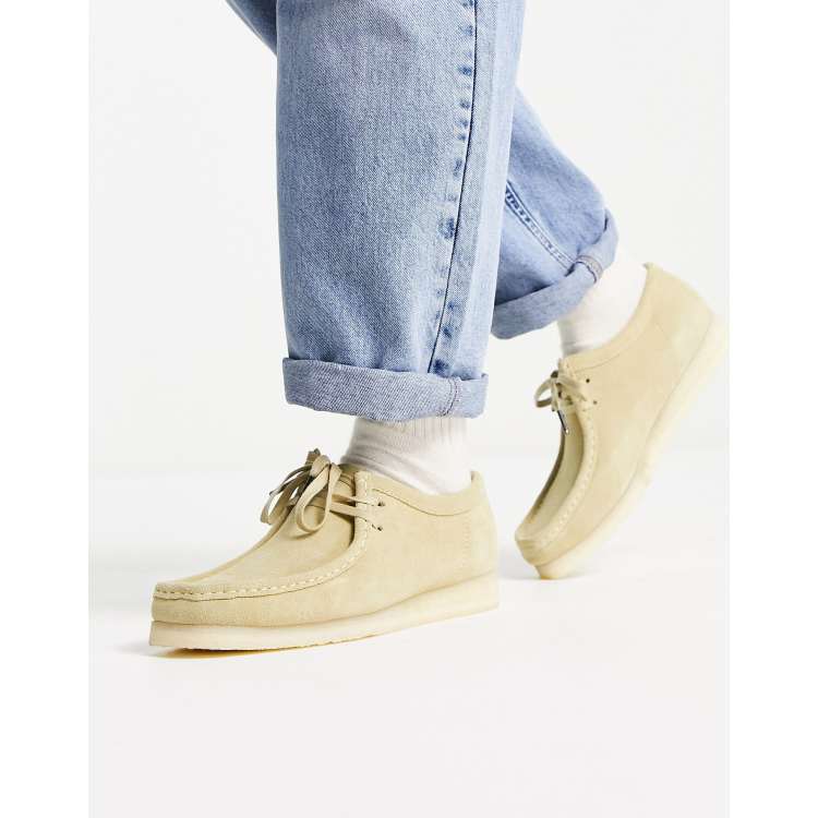 Clarks wallabee store maple suede