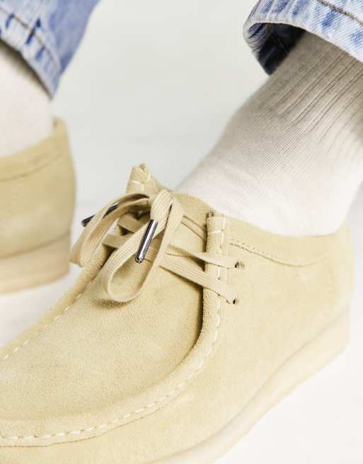 Clarks Originals Wallabee shoes in maple suede