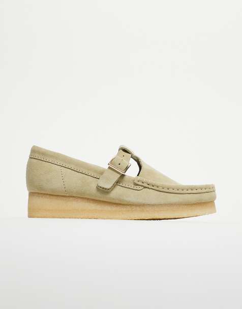 Clarks Originals Wallabee T-Bar shoe in maple suede - view 1