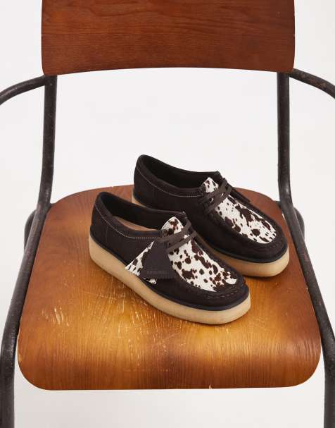 Clarks Originals - Wallacraft Bey - Chaussures à imprimé vache - Marron - view 1