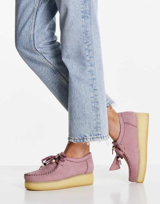 Clarks dusty shop pink shoes