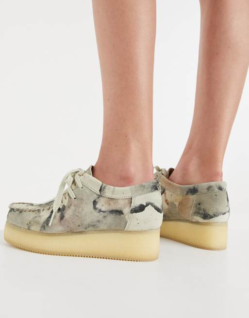 Clarks off cheap white camo