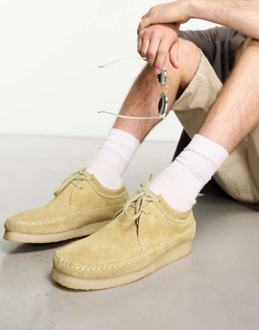 Kilde melodisk Kritik Clarks Originals - Weaver - Ahornfarvede sko i ruskind | ASOS