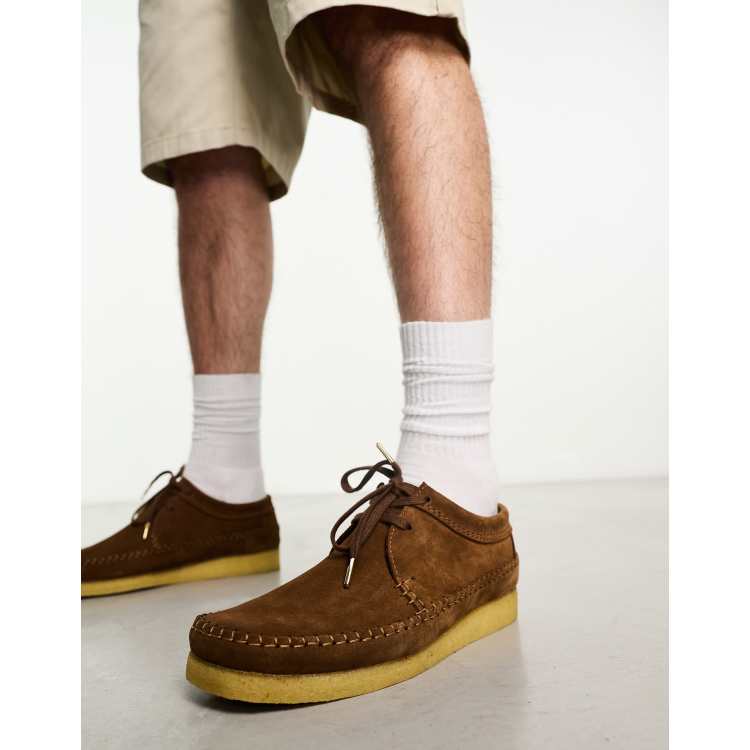 Clarks weaver on sale cola suede