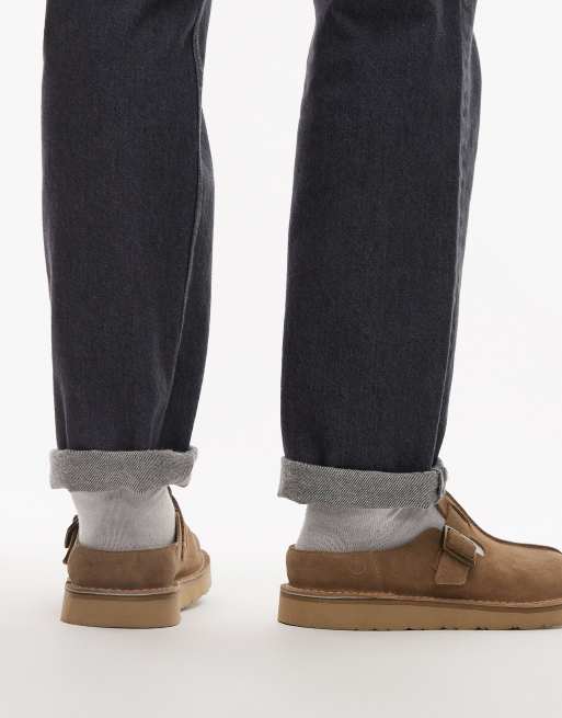 Clarks Solsbury mule in cola brown suede | ASOS