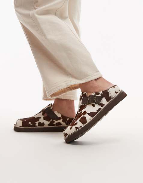 Clarks Solsbury Mule in cow print - view 1