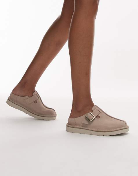 Clarks Solsbury mule in sand suede - view 1