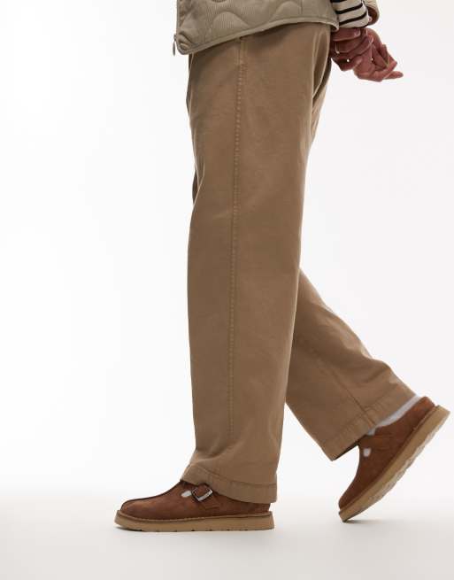 Clarks Mules - cola suede/marron