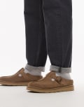[Clarks] Clarks Solsbury mules in cola brown suede 44.5 BROWN
