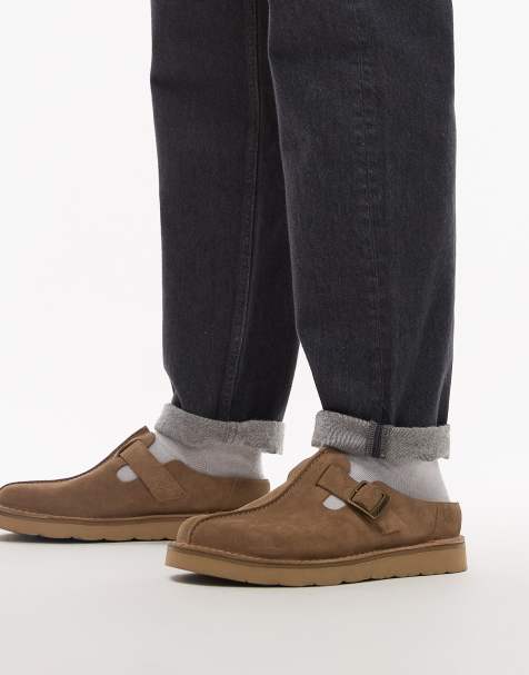 Clarks - Solsbury - Sabot in camoscio marrone cola - view 1