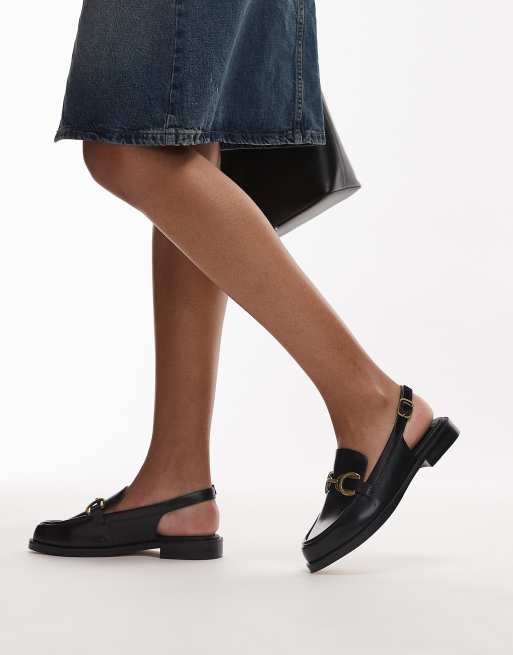 Clarks – Straven – Loafer aus Leder in Schwarz mit Fersenriemen, 2 von 4