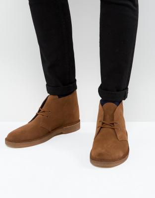 Clarks Suede Desert Boots In Tan | ASOS