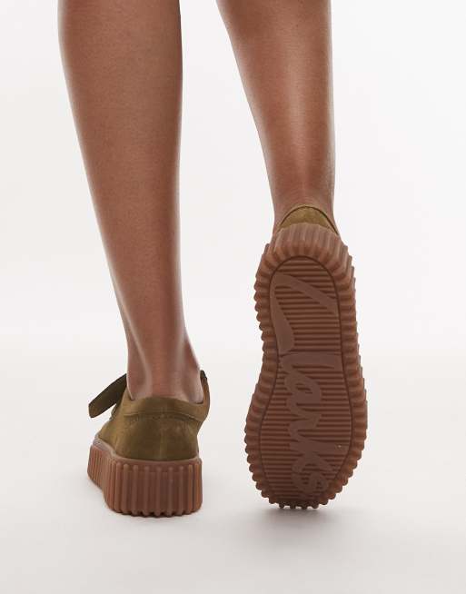 Clarks - Torhill Bee - Chaussures en daim - Olive, 4 de 4