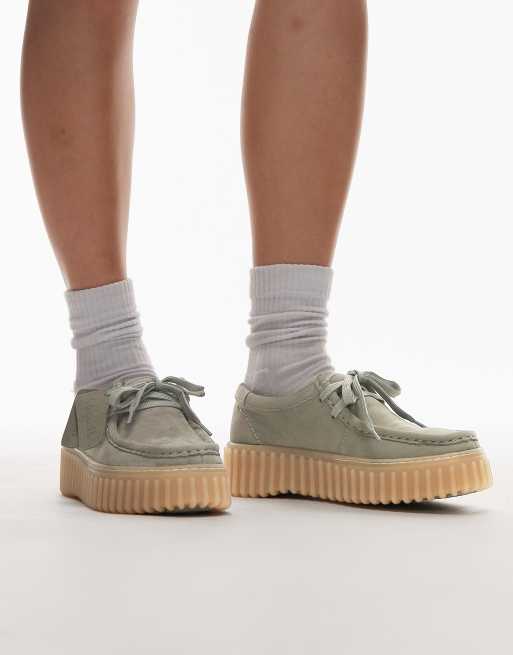 Clarks – Torhill Bee – Ljusgröna skor