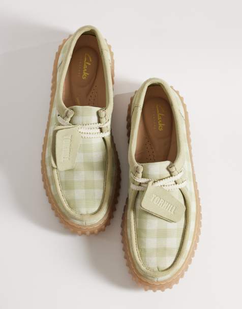 Clarks - Torhill Bee - Schoenen in saliegroen - view 1