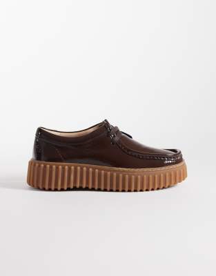 Clarks - Torhill Bee - Schuhe in Dunkelbraun-Brown