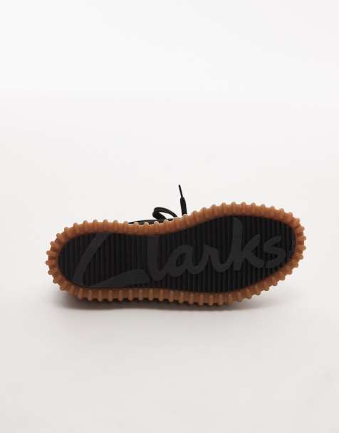 Clarks Torhill Bee shoe in black suede - view 2