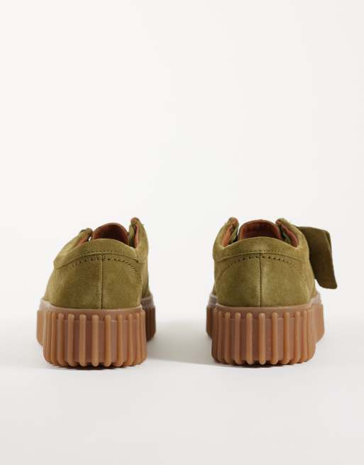 Clarks Torhill Bee shoe in olive suede, 5 of 5