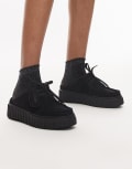 [Clarks] Clarks Torhill borg lined mules in black 41 BLACK