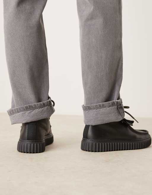 Clarks Torhill leather shoes in black, 4 of 4