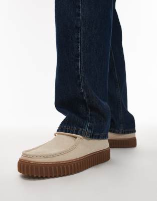  Torhill lo shoes in ecru suede