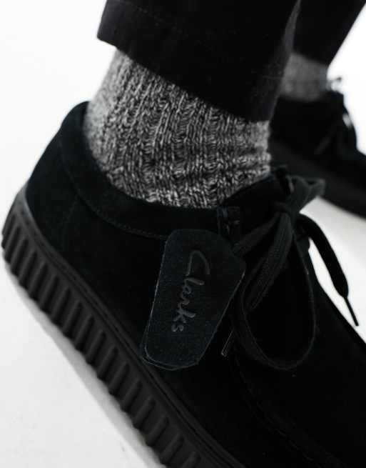 Clarks – Torhill Lo - Svarta skor i mocka, 2 av 4