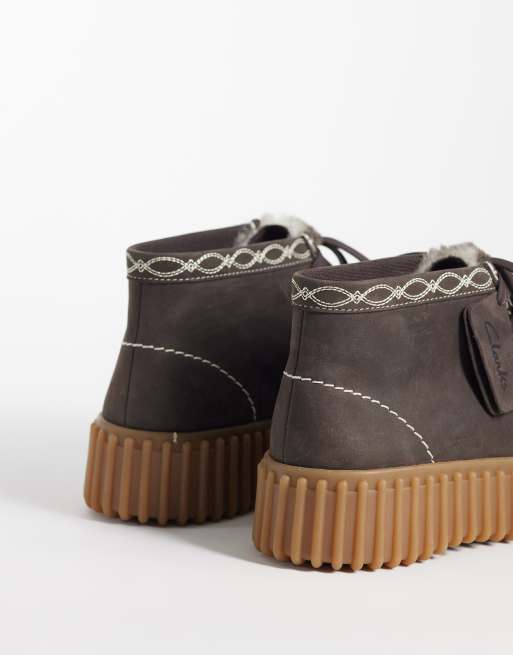 Clarks Torhill Moss shoes in dark brown, 4 of 4