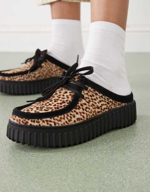 Clarks Torhill mule in leopard print | ASOS