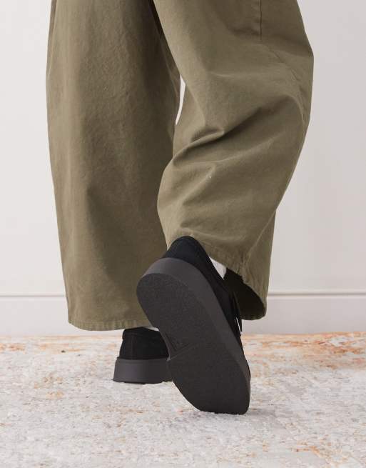 Clarks – Torview – Czarne zamszowe buty, 3 z 4