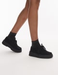 [Clarks] Clarks Torview leather tassel shoes in black suede 41 BLACK