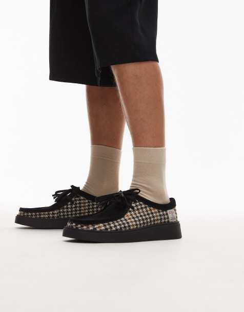 Clarks Torview shoe in tartan suede - view 1