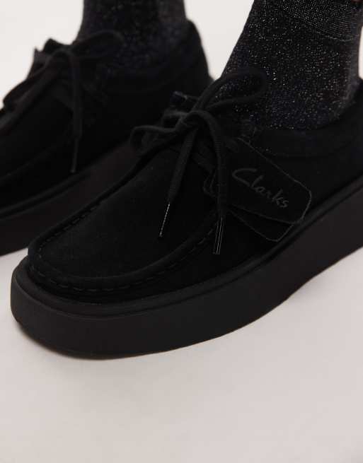 Clarks – Torview – Svarta skor i mocka, 3 av 4