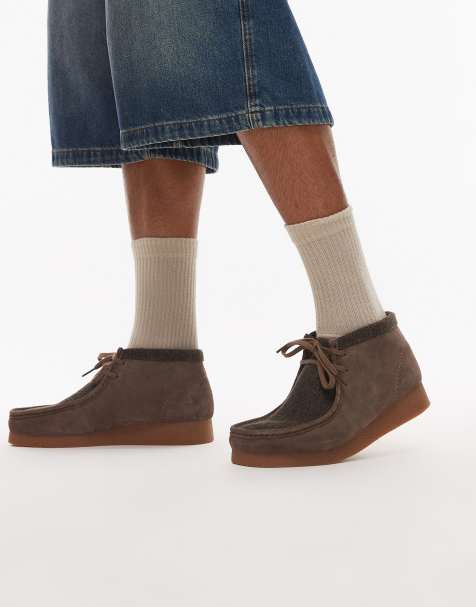 Clarks - Wallabee Evo - Bottines - Marron - view 1