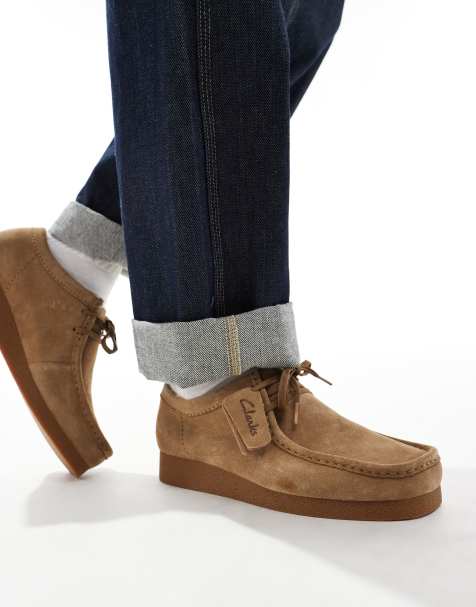 Clarks – Wallabee EVO – Buty w ciemnym piaskowym kolorze - view 1