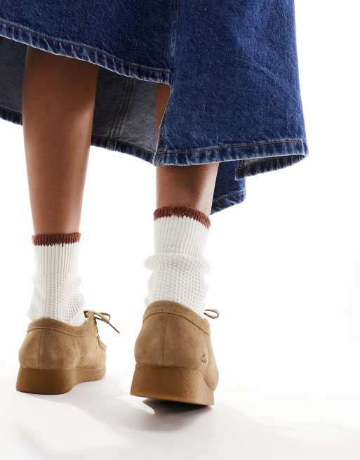 Clarks – Wallabee Evo – Ciemnobrązowe zamszowe buty | ASOS