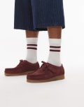 [Clarks] Clarks Wallabee Evo in burgundy suede-Red 41 RED