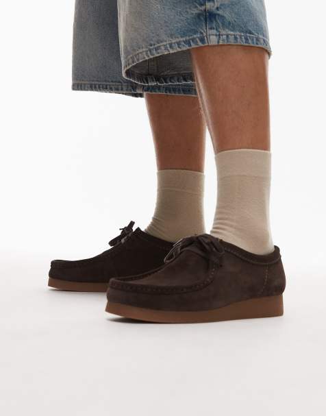 Clarks Wallabee Evo in dark brown suede - view 1