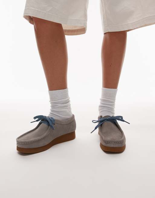 Clarks - Wallabee Evo - Schoenen in donker grijs suède 