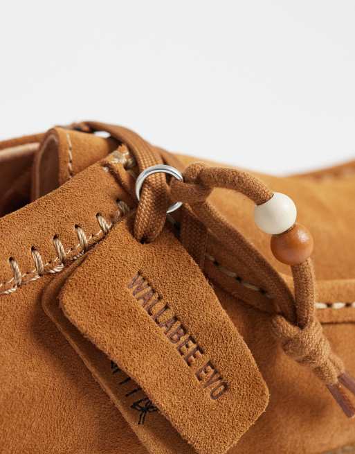 Clarks WallabeeEVOSh【UK5】 Clarks Wallabee EVOSh shoes in ginger