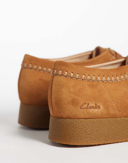 Clarks WallabeeEVOSh【UK5】 Clarks Wallabee EVOSh shoes in ginger