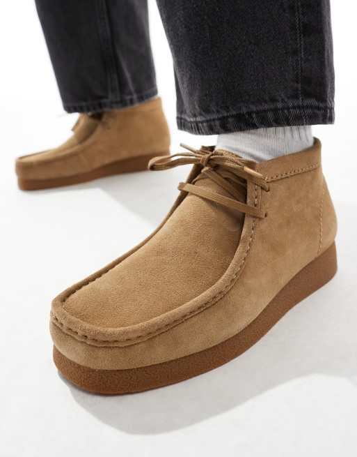 Clarks - Wallabees EVO BT - Scarpe color sabbia scuro, 2 di 4