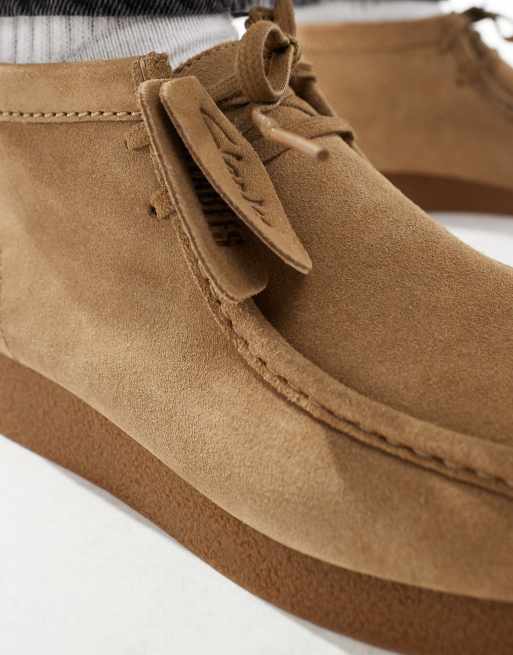 Clarks - Wallabees EVO BT - Scarpe color sabbia scuro, 3 di 4